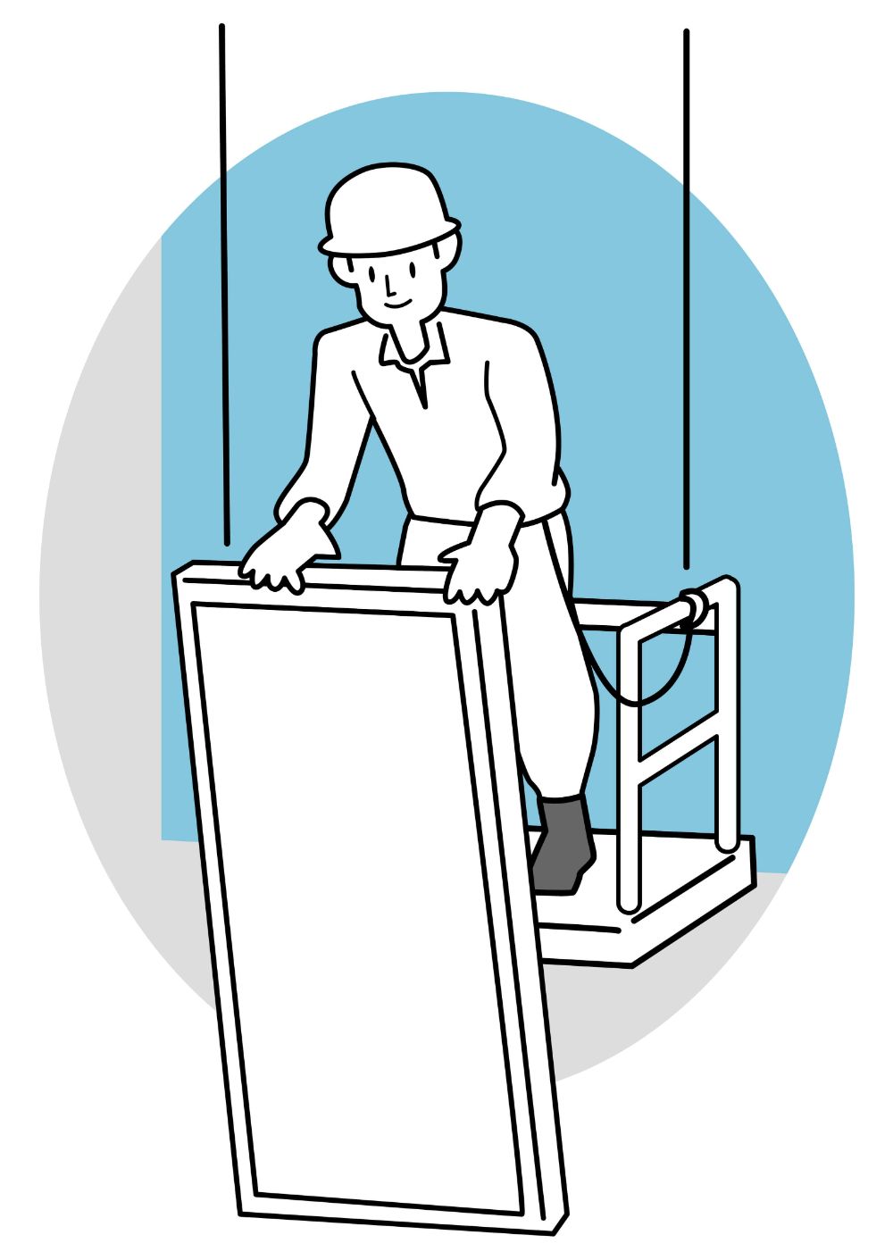 建物の壁面に取り付けられた看板の撤去とは